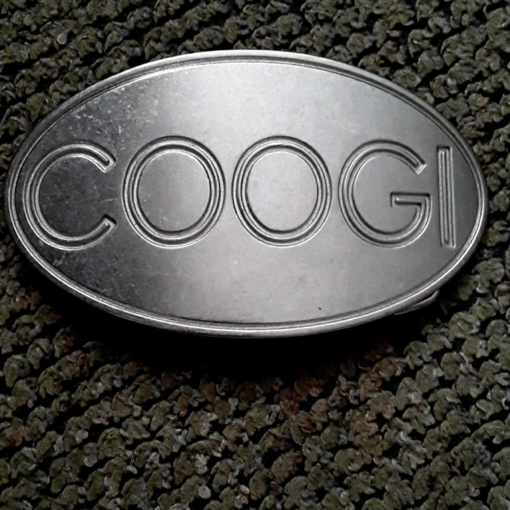 MEN'S COOGI BELT BUCKLE
